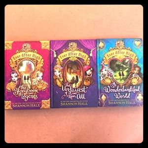 Ever After High books (set of 3 hardcovers)